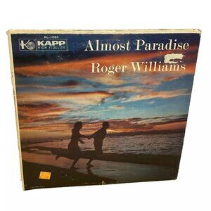 Roger Williams Almost Paradise (Vinyl, 1966) Kapp KL 1063 Good LP Record Album